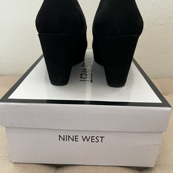 Nine West Wedge Suede Pumps - Picture 3 of 4